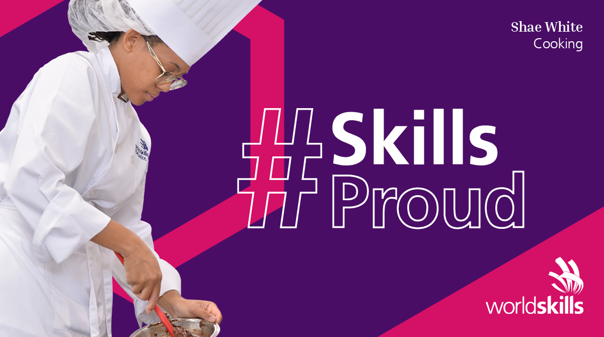 Shae White代表巴巴多斯在Worldskills Kazan 2019