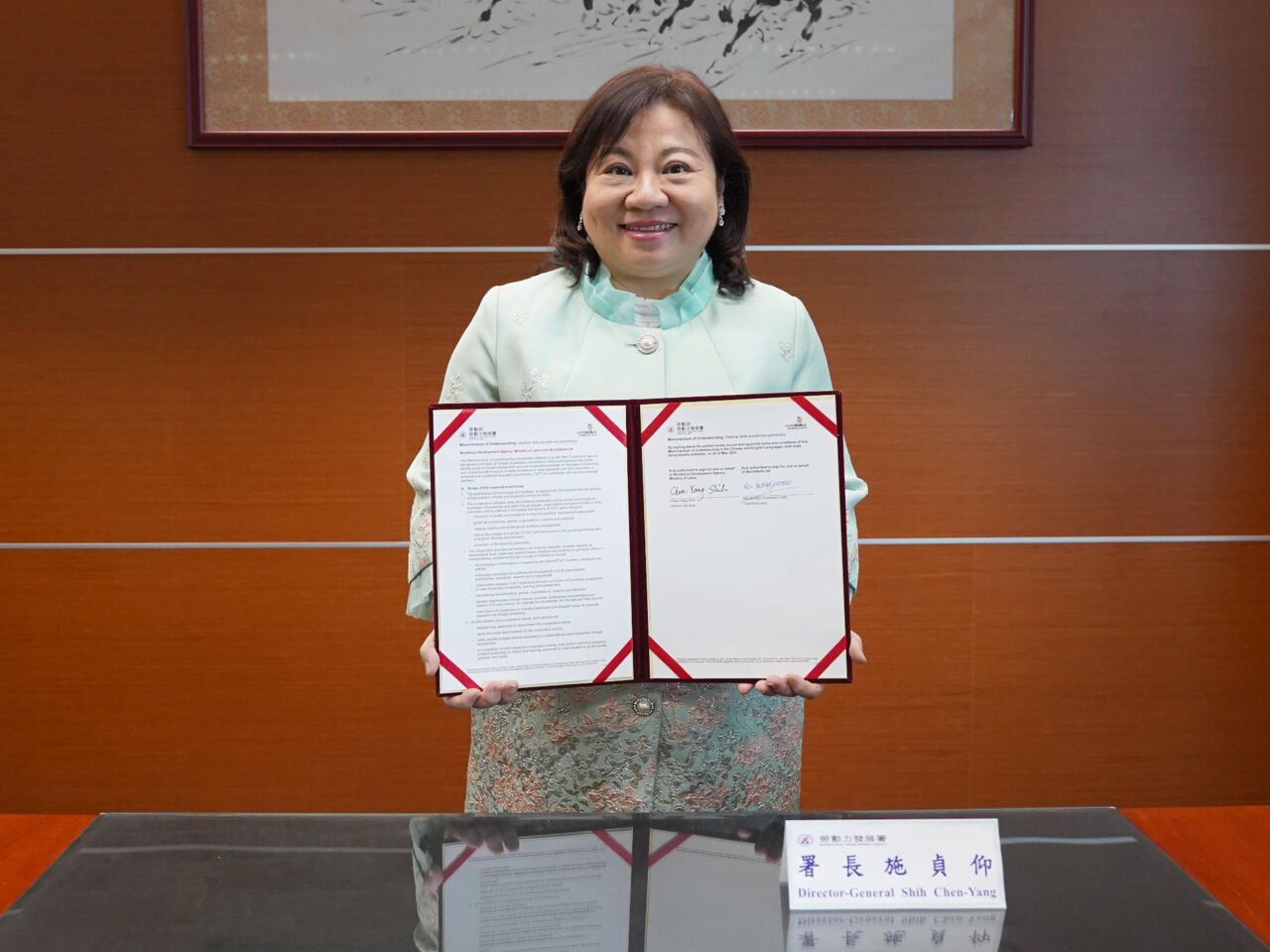Worldskills中国台北的官方代表Chen-Yang Shih于2021年5月20日与UK Worldskills UK签署了合作协议。